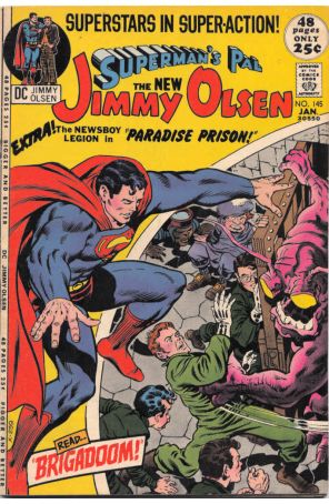 Superman's Pal Jimmy Olsen 145 published by DC with cover art by Jack Kirby