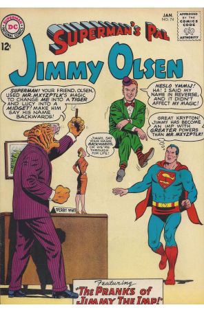 Superman's Pal Jimmy Olsen 74 published by DC with cover art by Curt Swan