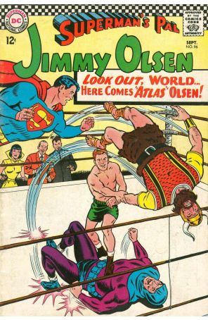 Superman's Pal Jimmy Olsen 96 published by DC with cover art by Curt Swan