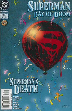 Superman: Day of Doom 2 published by DC with cover art by Dan Jurgens