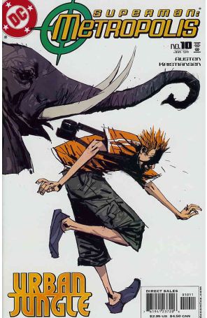 Superman: Metropolis 10 published by DC with cover art by Ashley Wood