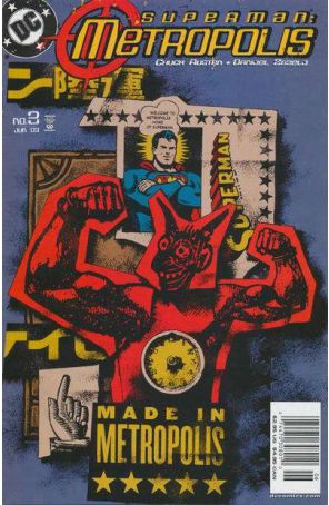 Superman: Metropolis 3 (Newsstand) published by DC with cover art by Danijel Zezelj