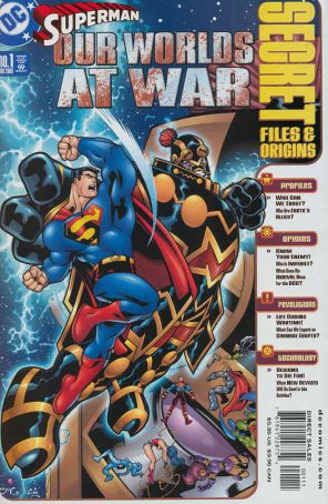 Superman: Our Worlds at War Secret Files 1 published by DC with cover art by Ed McGuinness