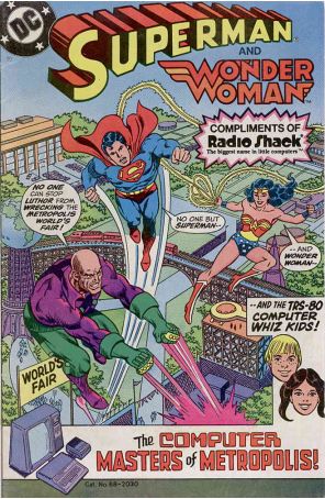 Superman: Radio Shack Giveaways 1982 published by DC with cover art by Curt Swan