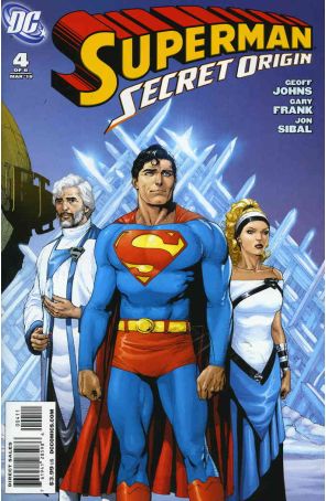 Superman: Secret Origin 4 published by DC with cover art by Gary Frank