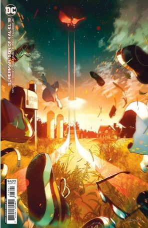 Superman: Son of Kal-El 18A published by DC with cover art by Simone Di Meo