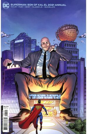 Superman: Son of Kal-El Annual 2021A published by DC with cover art by Steve Pugh