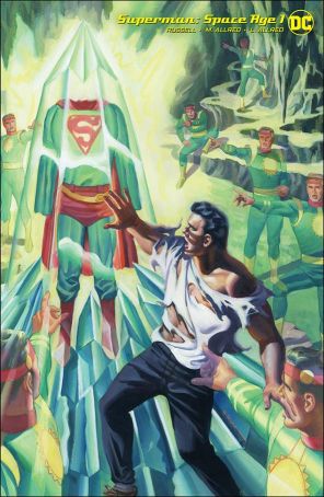 Superman: Space Age 1A published by DC with cover art by Steve Rude