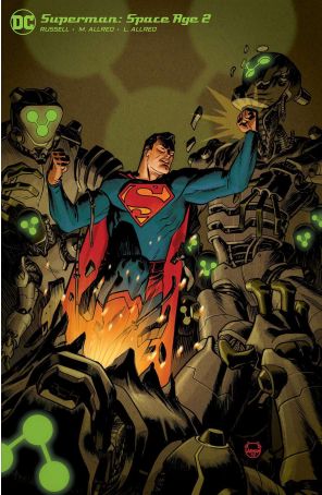 Superman: Space Age 2A published by DC with cover art by Dave Johnson