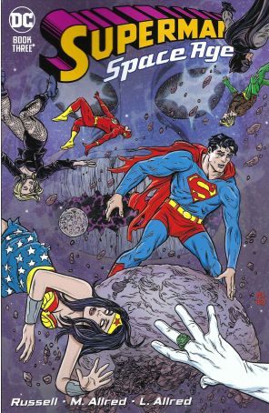 Superman: Space Age 3 published by DC with cover art by Mike Allred