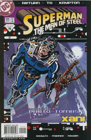 Superman: The Man of Steel 111 published by DC with cover art by Paul Rivoche