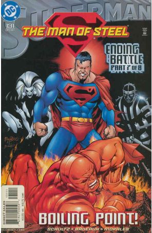 Superman: The Man of Steel 131 published by DC with cover art by Carlos Pacheco