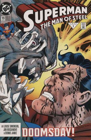 Superman: The Man of Steel 19 published by DC with cover art by Jon Bogdanove