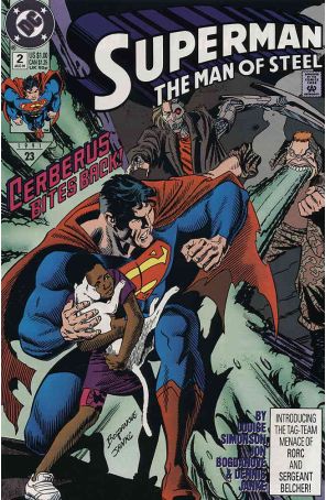Superman: The Man of Steel 2 published by DC with cover art by Jon Bogdanove