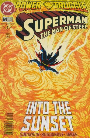 Superman: The Man of Steel 64 published by DC with cover art by Jon Bogdanove