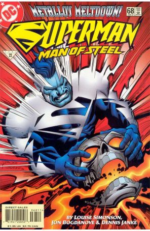 Superman: The Man of Steel 68 published by DC with cover art by Jon Bogdanove