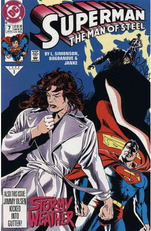 Superman: The Man of Steel 7 published by DC with cover art by Jon Bogdanove