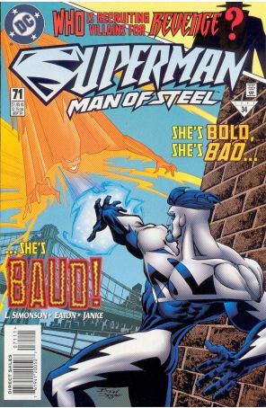 Superman: The Man of Steel 71 published by DC with cover art by Jon Bogdanove