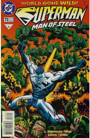 Superman: The Man of Steel 73 published by DC with cover art by Jon Bogdanove