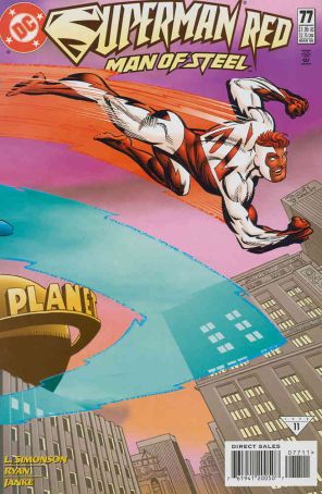 Superman: The Man of Steel 77 published by DC with cover art by Jon Bogdanove