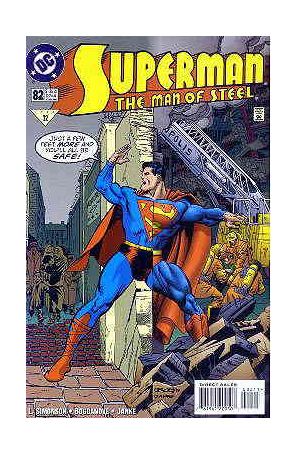Superman: The Man of Steel 82 published by DC with cover art by Jon Bogdanove
