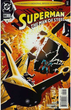 Superman: The Man of Steel 84 published by DC with cover art by Paul Rivoche