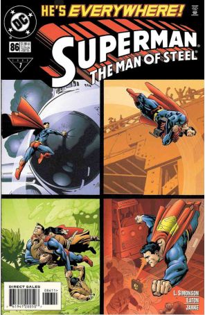 Superman: The Man of Steel 86 published by DC with cover art by Scot Eaton