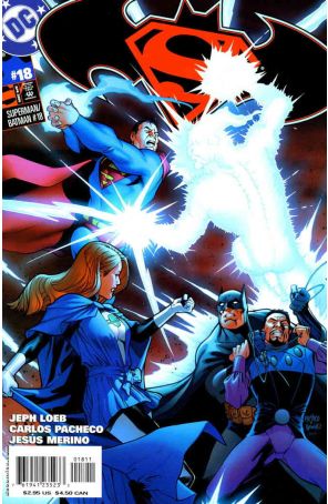 Superman/Batman 18 published by DC with cover art by Carlos Pacheco