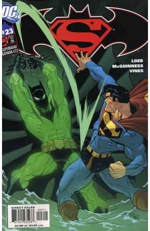 Superman/Batman 23 published by DC with cover art by Ed McGuinness