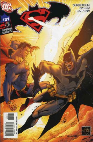Superman/Batman 31 published by DC with cover art by Ethan Van Sciver