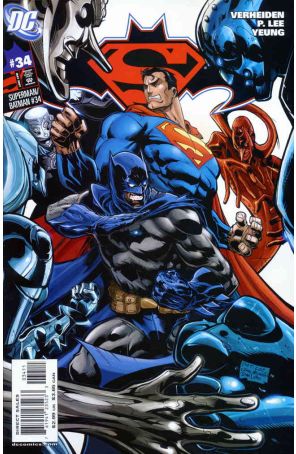 Superman/Batman 34 published by DC with cover art by Patrick Lee