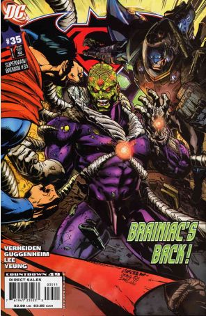 Superman/Batman 35 published by DC with cover art by Patrick Lee