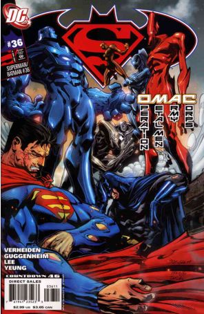 Superman/Batman 36 published by DC with cover art by Patrick Lee