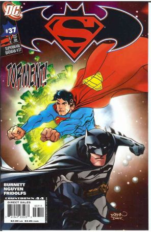 Superman/Batman 37 published by DC with cover art by Dustin Nguyen