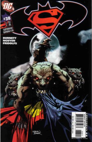 Superman/Batman 38 published by DC with cover art by Dustin Nguyen