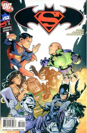 Superman/Batman 52 published by DC with cover art by Ryan Sook