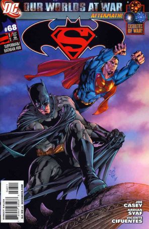 Superman/Batman 68 published by DC with cover art by Ardian Syaf