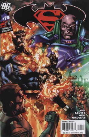 Superman/Batman 74 published by DC with cover art by Adrian Syaf