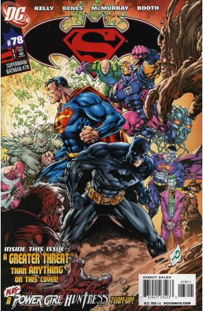 Superman/Batman 78 published by DC with cover art by Ed Benés