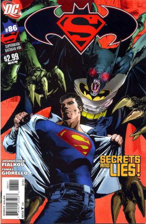 Superman/Batman 86 published by DC with cover art by Miguel Sepulveda