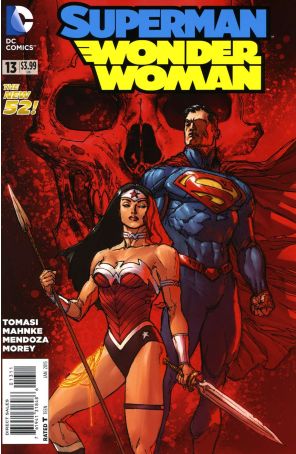 Superman/Wonder Woman 13 published by DC with cover art by Doug Mahnke