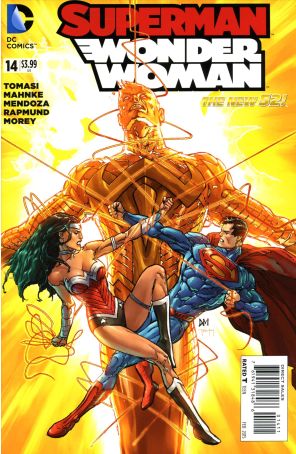 Superman/Wonder Woman 14 published by DC with cover art by Doug Mahnke