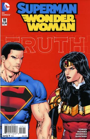 Superman/Wonder Woman 18 published by DC with cover art by Paulo Siqueira