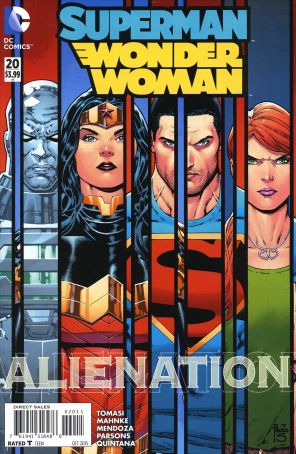 Superman/Wonder Woman 20 published by DC with cover art by Paulo Siqueira