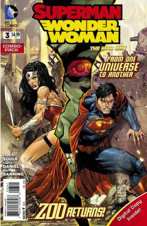 Superman/Wonder Woman 3C published by DC with cover art by Tony Daniel