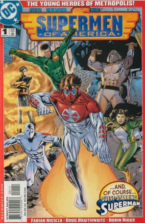 Supermen of America (2nd Series) 1 published by DC with cover art by Doug Braithwaite