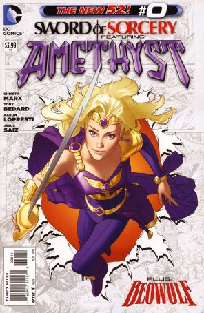 Sword of Sorcery (2nd Series) 0 published by DC with cover art by Joshua Middleton