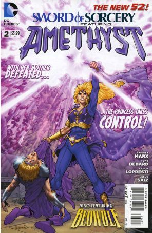Sword of Sorcery (2nd Series) 2 published by DC with cover art by Aaron Lopresti