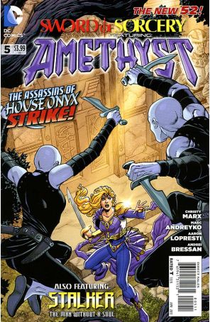 Sword of Sorcery (2nd Series) 5 published by DC with cover art by Aaron Lopresti