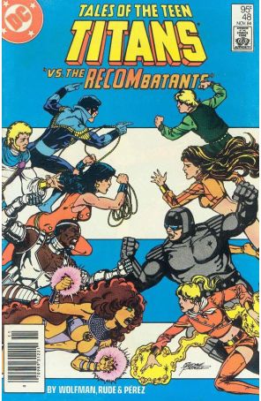 Tales of the Teen Titans (Canadian Edition) 48 published by DC with cover art by George Pérez